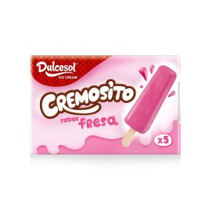 Cremosito sabor fresa, helado suave y cremoso con auténtico sabor a fresa. Un postre refrescante y delicioso ideal para disfrutar en cualquier momento del día.