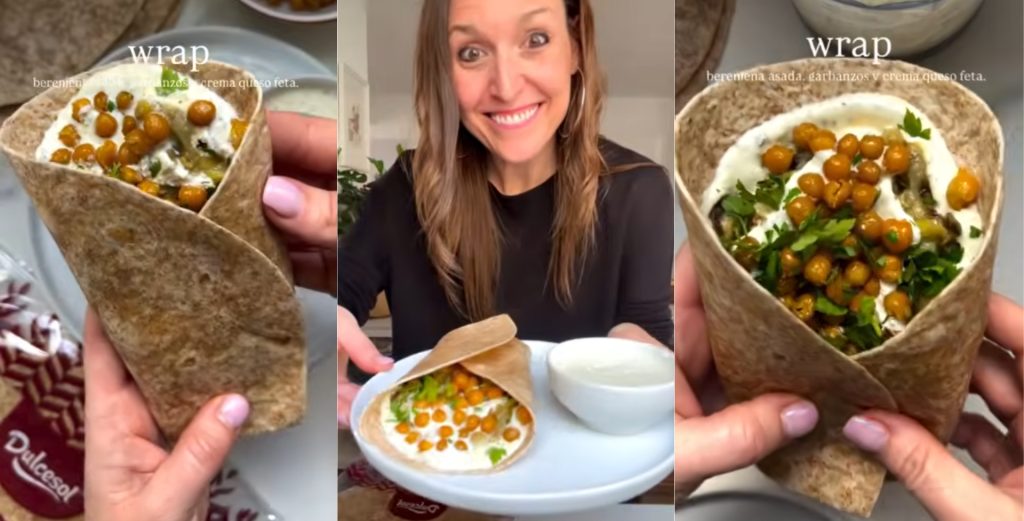 En esta receta, los wraps Dulcesol se convierten en la base perfecta para una cena saludable, vistosa y llena de sabor.
